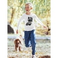 thumbnail image 2 of Cute Raccoon Sitting Long Sleeve Toddler -Image by Shutterstock,  5 Toddler, 2 of 4