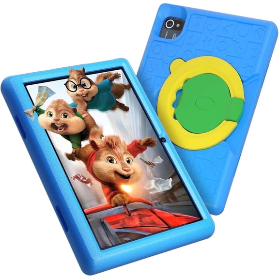 Tablet for Kids, 10inch Android 13 Kids Tablet with 6GB RAM 64GB ROM 128GB SD Expansion, 5000 mAh, Dual Camera, Tablet with Parent Control & Kids Education-Blue