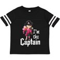 thumbnail image 3 of Inktastic I'm the Captain Pirate Girl Girls Toddler T-Shirt, 3 of 5