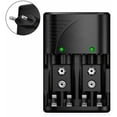 thumbnail image 2 of Universal Battery Charger for AA/AAA/9V, 6802 Fast Charger for AA/AAA or 9V NI-MH Rechargeable Batteries, with LED Indicator, Worldwide Voltage..., 2 of 5