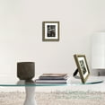 thumbnail image 4 of The Display Guys LUXURY MADE AFFORDABLE 2 pcs 8”x10” TEMPERED GLASS Photo Frame in Charcoal Walnut Wood Finish Ridge Molding Elegant and Contemporary., 4 of 7