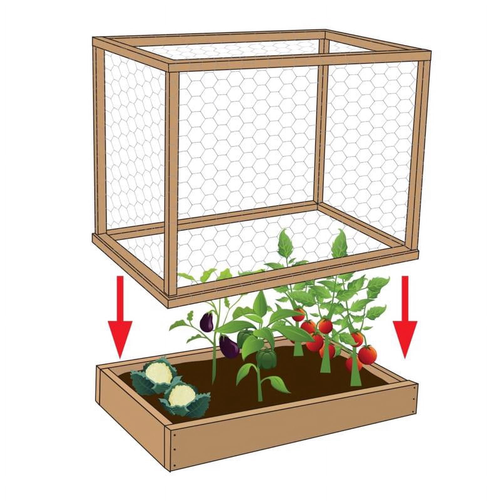 Garden Zone 50 ft. X 48 in. Galvanized Steel Poultry Netting