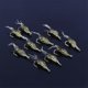 thumbnail image 1 of 10pcs shrimp simulation soft prawn lure bait hook tackle bass fishing lures, 1 of 5