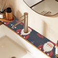 thumbnail image 2 of Yayeee Faucet Mat for Kitchen Sink 14.7" Diatomite Long Splash Guard Pad, Blue Christmas Santa, 2 Pack, 2 of 7