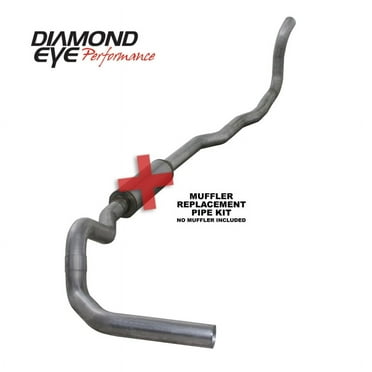 Diamond Eye KIT 5in TB SGL SS: 94-02 DODGE CUMMINS 5.9L main image 0