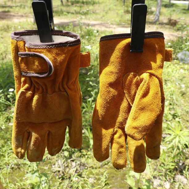 Guantes de barbacoa aislados Guantes de trabajo a prueba de calor para fumar frito