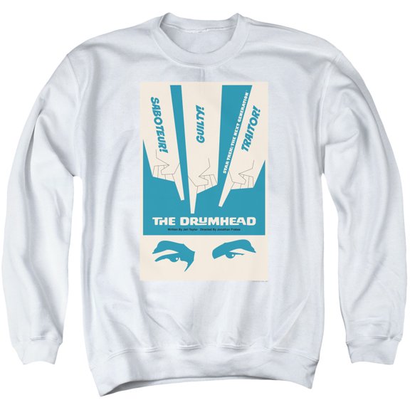 Star Trek Tng Season 4 Episode 21 Adult Crewneck Sweatshirt White