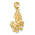 thumbnail image 5 of 10K 3-D Leo Zodiac Pendant, 5 of 5