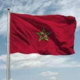 thumbnail image 2 of Ma Mar le Royaume du Maroc Drapeau 90x150cm Marokko Drapeaux Nationaux Marocains Vert Pentagon Rouge Design Bannière Drapeau, 2 of 4
