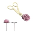 thumbnail image 6 of Piping Flower Scissors Nail Decor Set | Stainless Steel & Plastic Baking Tool | Cake Cupcake Decorating Supplies | Easy Control Icing Flower Nail | 13.5x5.5x1.6cm Durable Bakers Accessory, 6 of 6