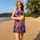 thumbnail image 3 of Fotbe Vintage USA Flag Vestido de Verano sin Mangas para Mujer – Vestido Midi Línea A, Estilo Camiseta Floral, Vestido Playero Casual y Fluido, 3 of 7
