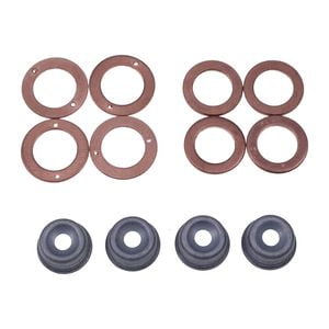 CARTEX 4 Cylinder Injector Seal Kit With Heat Shield for FITS Kubota V1505 V1903 V2003T V2003 V2203 FITS Bobcat 645 743 751 753 763 773 S100 S150 S160 S175 S185 S70