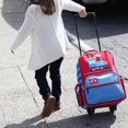 thumbnail image 2 of Wildkin Kids Rolling Suitcase for Boys & Girls, Perfect for School & Overnight Travel, Carry-On Size (Trains, Planes & Trucks Blue), 2 of 7