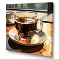 thumbnail image 2 of Designart "Crisp Elegance in Espresso Coffee" Food & Beverage Wall Art - Traditional Brown Coffee Entryway Wall Art, 2 of 6