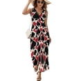 thumbnail image 1 of Robe Sans Manches Amusante de Casino Robe de Fête de Luxe pour Femmes Robes Longues Robe d'Invité de Mariage 2024, 1 of 4