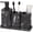 Black Marble Look, variant on Bathroom Accessories Complete Set Vanity Countertop Accessory Set, Includes Lotion Dispenser Soap Pump, Tumbler, Toothbrush Holder and Tray