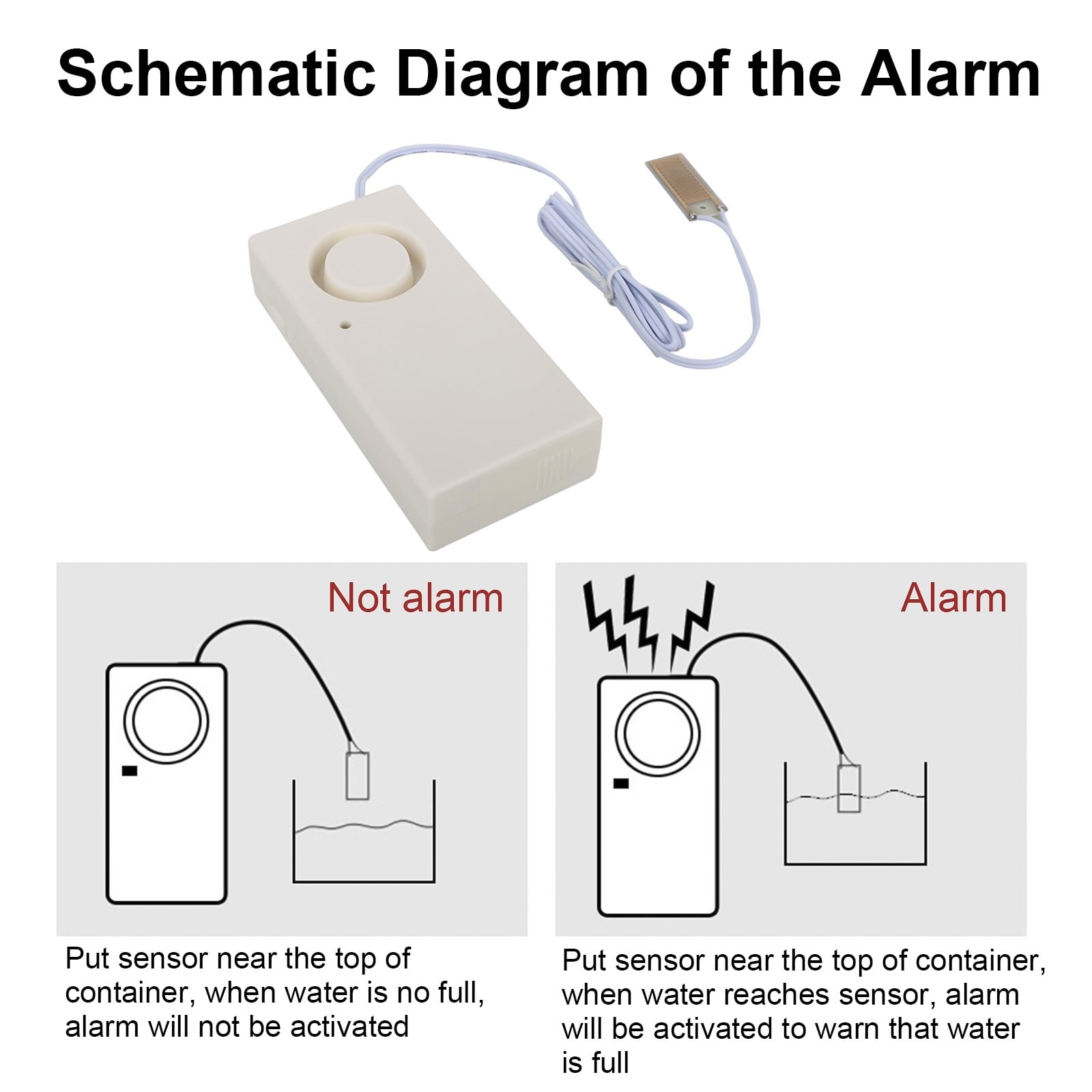 Image of Water Leakage Flood Alarm Walmart