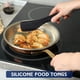 thumbnail image 4 of 2 Pinzas de Cocina de Silicona de 11 Pulgadas, Pinzas de Cocina para Cocinar, Pinzas para Servir con Puntas de Silicona, Pinzas para Tostadas, Pinzas para Ensalada A, 4 of 5