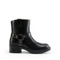 thumbnail image 2 of DREAM PAIRS Women's Ankle Booties Low Heel Biker Motorcycle Boots with Buckle Strap, 2 of 7