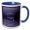 Blue/White, variant on 3drose, Cap with Tassel 2011 Purple, 11oz Mug