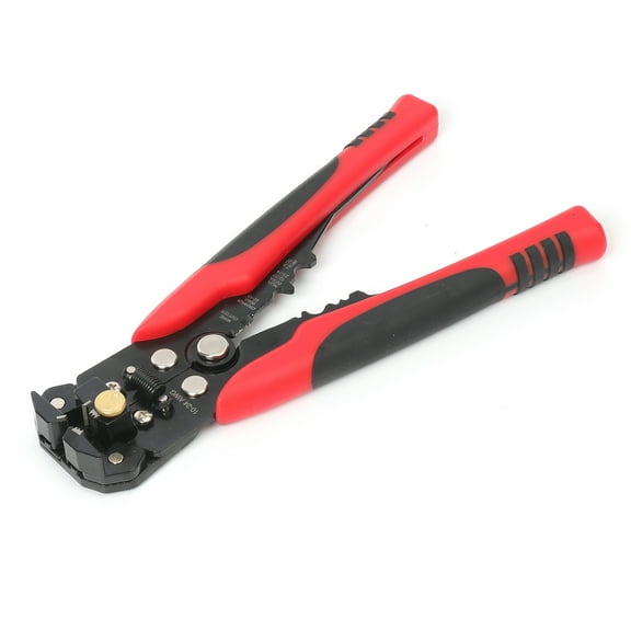 EverStart 8-inch Self Adjusting Wire Stripper, Black and Red, UL Listed