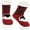 Red Penguin, variant on Zando Baby Toddler Socks with Grippers Ultra Soft Fuzzy Slipper Socks for Boys Warm Thick Fluffy Grip Socks Black Penguin XL