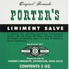 Porter’s Original Formula Liniment Salve First Aid Ointment, Soothing Skin Protectant, 2 oz Tin (Pack of 2)