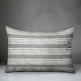 thumbnail image 3 of Creative Products Gray Petal Stripes 14x20 Spun Poly Pillow, 3 of 3