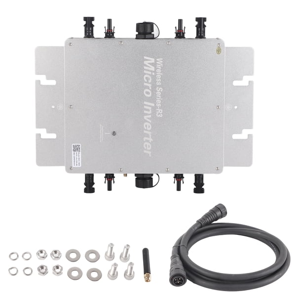 Sistema de energía solar fotovoltaica WVC‑1600 Micro inversor 120/230V Identificación automática