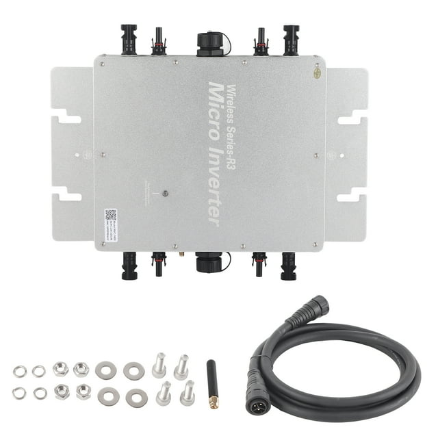 Sistema de energía solar fotovoltaica WVC‑1600 Micro inversor 120/230V Identificación automática