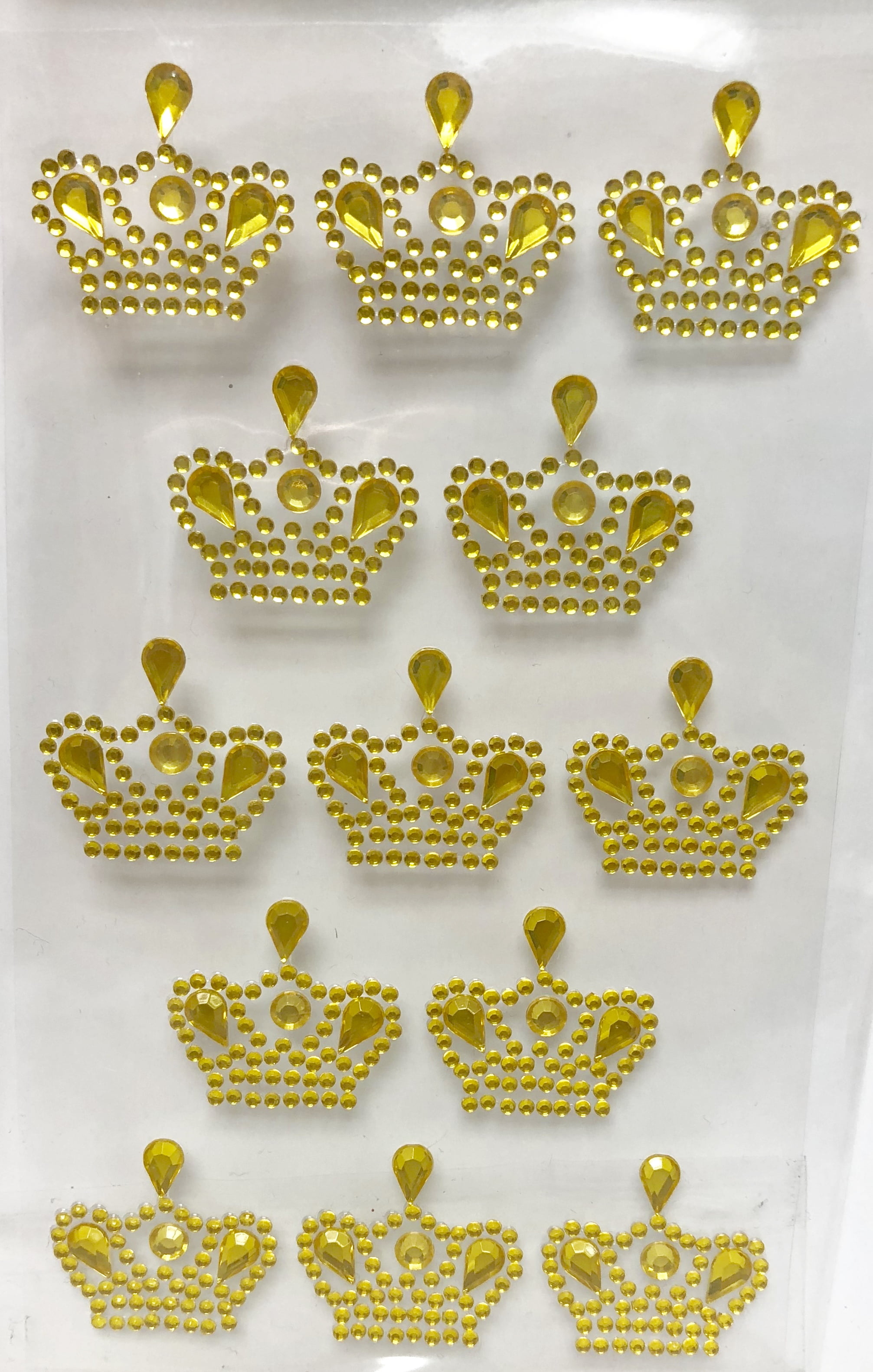 3 Sheets of Gold Crown Prince Princess Sticker Charms 3D Baby Shower or  Birthday Scrapbooking Self Adhesive Stickers Party Motives Favor  Decorations 