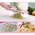 thumbnail image 1 of ADDHAT De Y Chopper Rosa Para Cortar Verduras Con Cuchillas Seguras, 1 of 8
