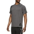 thumbnail image 2 of Reebok Men's Duration Quick Dry Short Sleeve Athletic T-Shirt, Up to Size 5XL, 2 of 3
