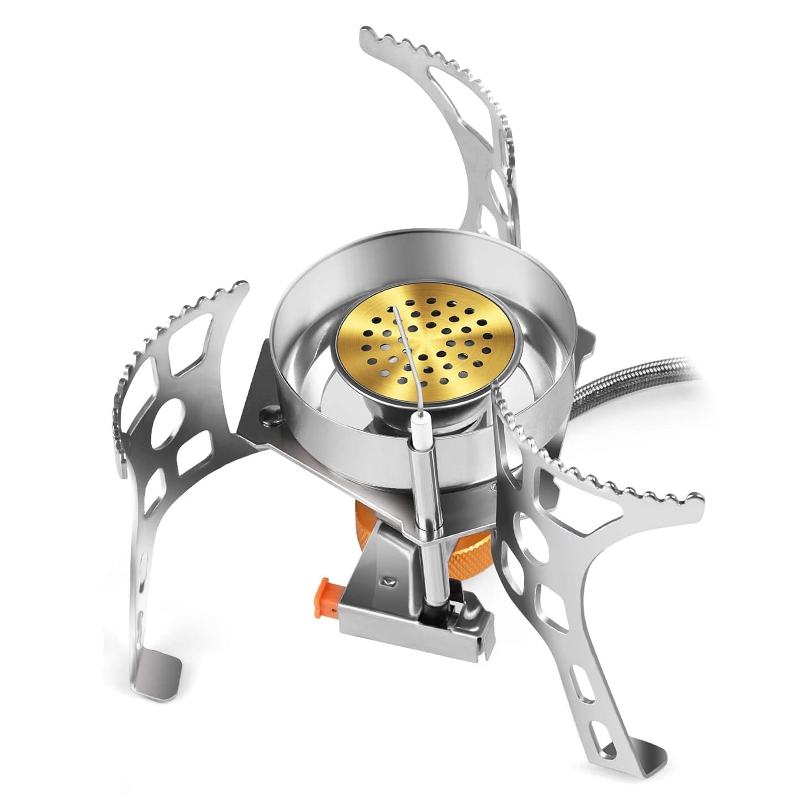 3900W Portable Gas Stove Split Gas Furnace Outdoor Camping Stove Piezo Ignition Stove/Manual Ignition Stove