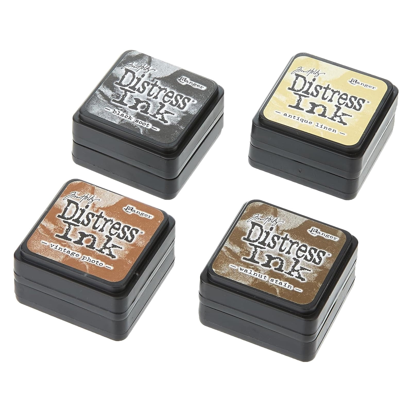 Ranger Tim Holtz Distress Ink Pads Mini Kit Three, 1 Pack of 6 Piece