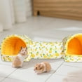 thumbnail image 4 of Guinea Pig Hideaway Soft Cave Washable Bed for Small Pets Rabbits Hamsters Ferrets Blue Cozy House Non Slip Bottom, 4 of 4