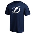 thumbnail image 2 of Men's Navy Tampa Bay Lightning Primary Logo T-Shirt, 2 of 3