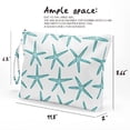 thumbnail image 6 of Wet Dry Bag for Travel, Makeup, Swimsuit, Beach, Pool, Diapers, Yoga, Gym Clothes - Zipper Pouch for Women, Sister, Friends - Ocean Sea Shells Starfish Design, 6 of 7