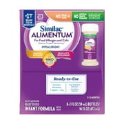 (2 pack) Similac Alimentum With 2-FL HMO, Ready-to-Feed Baby Formula, 2-fl-oz Bottle, Pack of 8