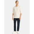 thumbnail image 4 of George Men's& Big Men's Double Knit Henley, Sizes S-3XL, 4 of 5