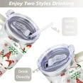 thumbnail image 5 of Christmas Gifts 40 oz Tumbler with Handle and Straw Lid,Cute Gifts for Women Winter Gnome Vacuum Insulated Leak Proof Tumbler,Holiday Accessories Stainless Steel Coffee Cup, 5 of 7