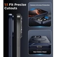 thumbnail image 4 of Magnetic Compatible with iPhone 16 Pro Case, [Built-in Invisible Kickstand][Compatible with MagSafe] [Military Grade Shockproof] Slim Translucent Matte Phone Case for iPhone 16 Pro 6.3" Blue, 4 of 7