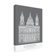 thumbnail image 2 of Trademark Fine Art 'London St Pauls Monochrome' Canvas Art by Fab Funky, 2 of 3