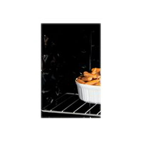 GE - 4.4 Cu. Ft. Self-Cleaning Drop-In Electric Range - Black