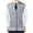 59#Gray, variant on Gmdeguo Mens Solid Color Full Zip Sweater Vest Knitted Stand Collar Cardigan Casual Button Front Slim Fit Sleeveless Sweaters with Pockets