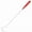red, variant on 30.5CM Aluminium alloy handle Stainless Steel Ice Fishing Spear Hook Tackle Suitable For Light Fish Active Ice Fishing Gaff