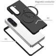 thumbnail image 5 of Magnetic Phone Case for Samsung Galaxy Z Fold5 5G Compatible with Magsafe, Military-Grade Shockproof Case with Built-in Magnet Circle for Samsung Galaxy Z Fold 5, MS Black, 5 of 18