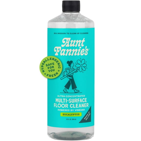Aunt Fannie’s Ultra Concentrated Floor Cleaner, Eucalyptus, 32 oz