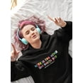 thumbnail image 2 of Life Too Short For Boring Hair. Hoodie Women -Manic Panic®, Female XX-Large, 2 of 4