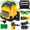 Yellow-Green Beam, variant on PEIXU Rotating Laser Level, 360° Laser Level Machine with a Laser Detector and a Pair of Eyeglasses, Red Cross Line Laser Leveler Self Leveling, 500m Scanning Measurement Tools